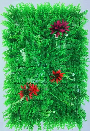 Green Flower Vertical Mat