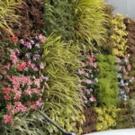 Vertical Natural Garden Flower Wall