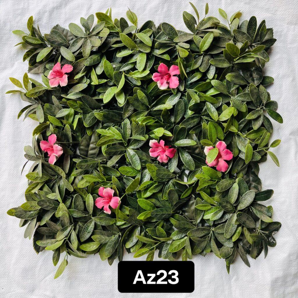 Pink Flower Vertical Garden Mat UV Coated