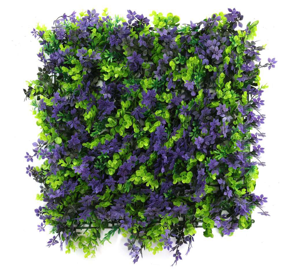 purple green artificial vertical mat