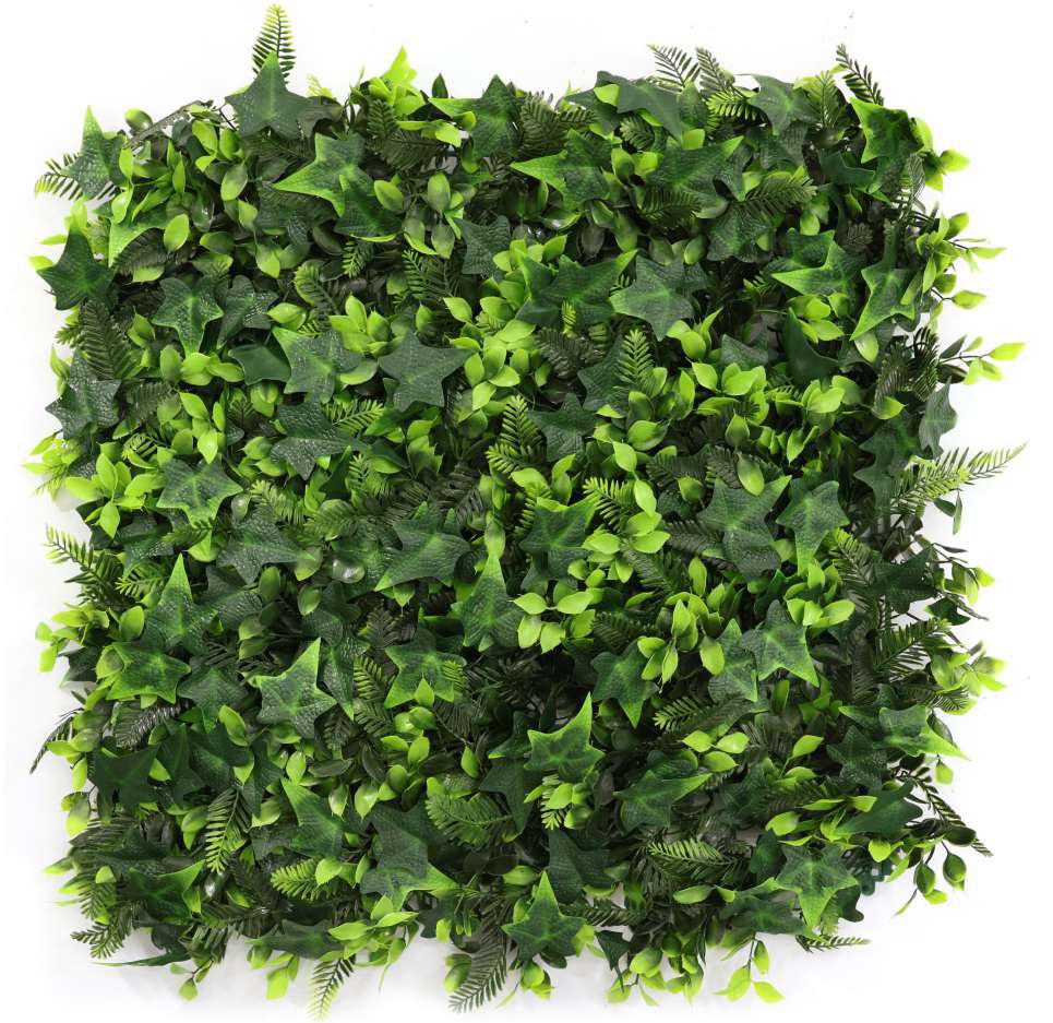 green mapple leaf vertical garden