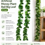 Artificial Money Plant Bail Big Leaf 8 feet