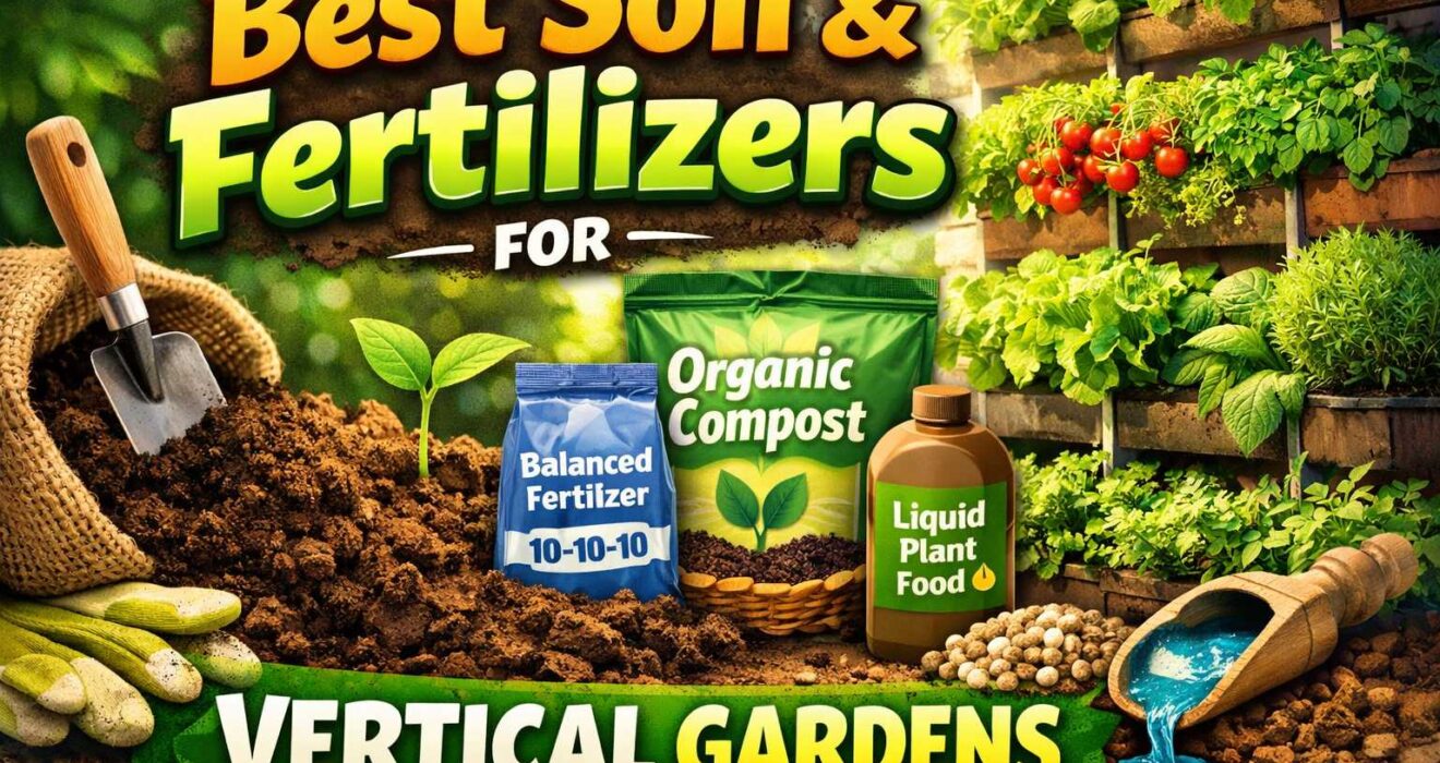 Best Soil & Fertilizers for Vertical Gardens