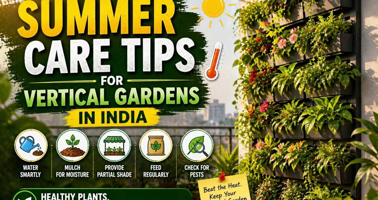 Summer Care Tips for Vertical Gardens in India