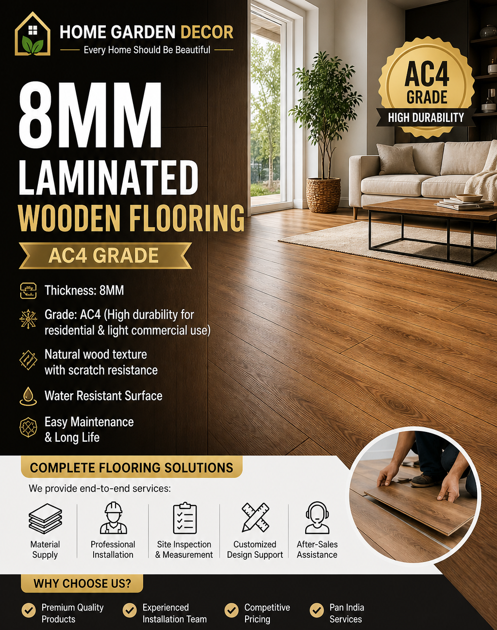 wooden flooring